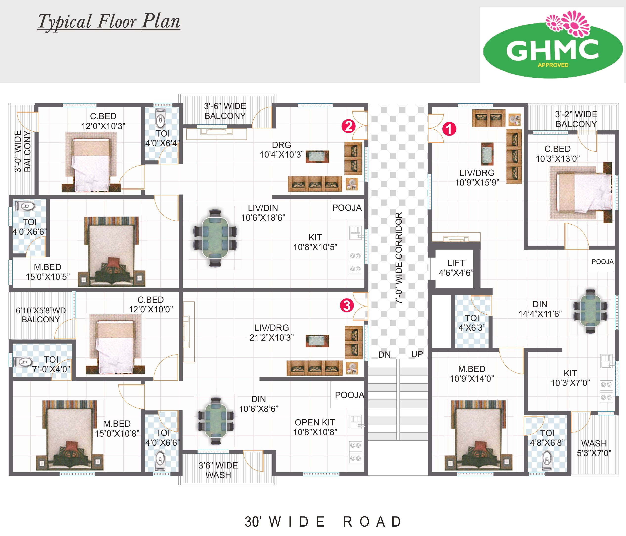 Meghana Brundavanam floor plan