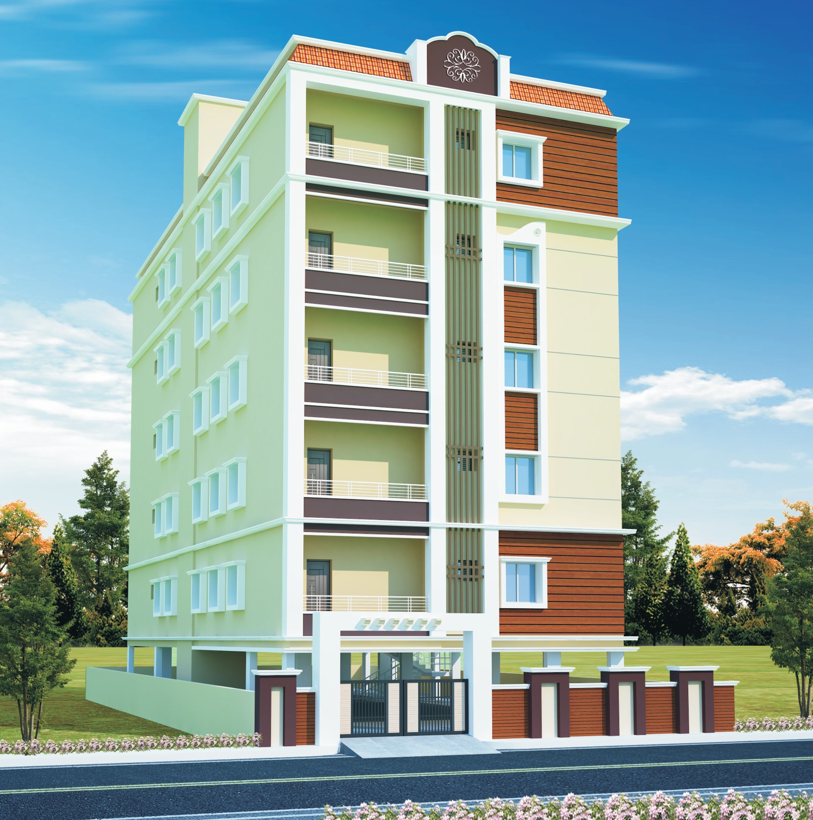Meghana Homes Block-I & II elevation