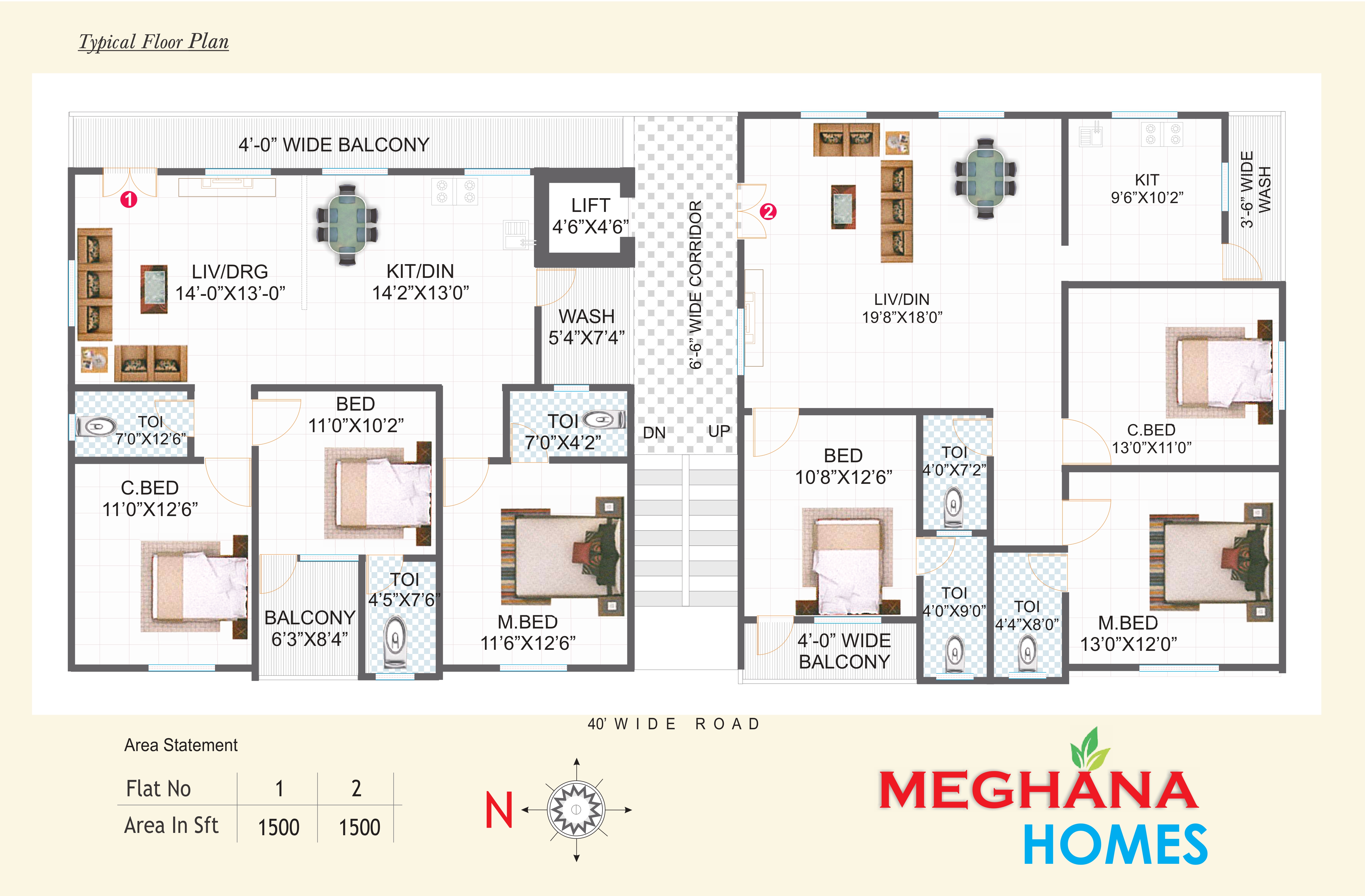 Meghana Homes floor plan