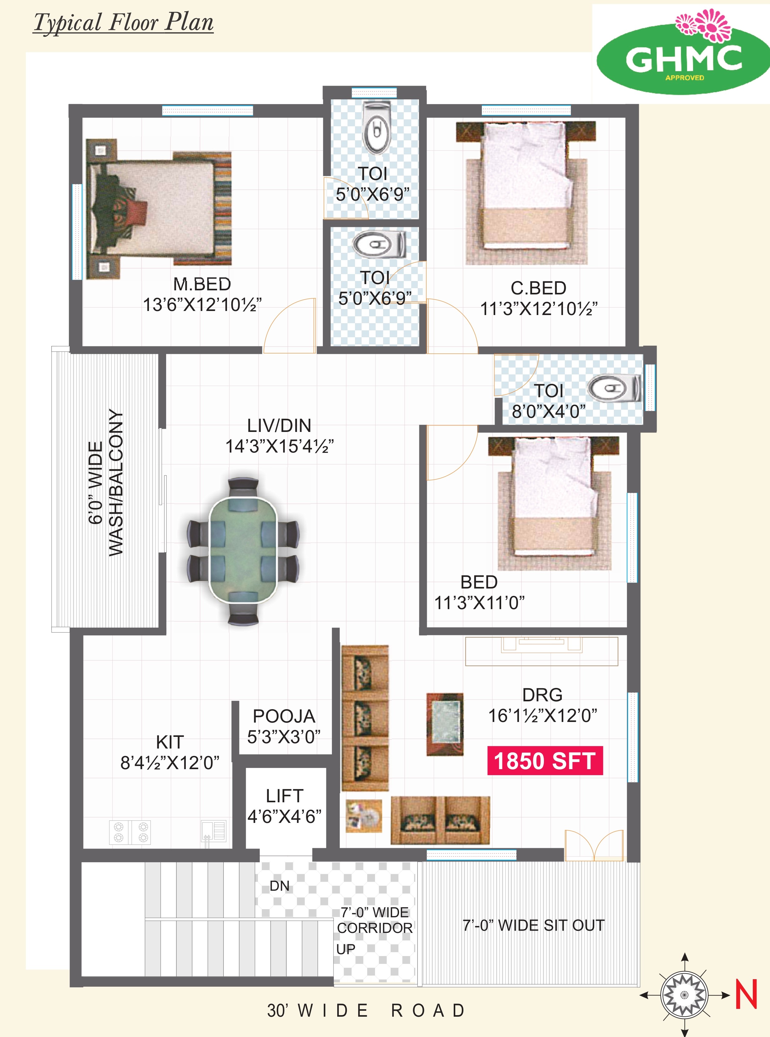 Meghana Nivas floor plan