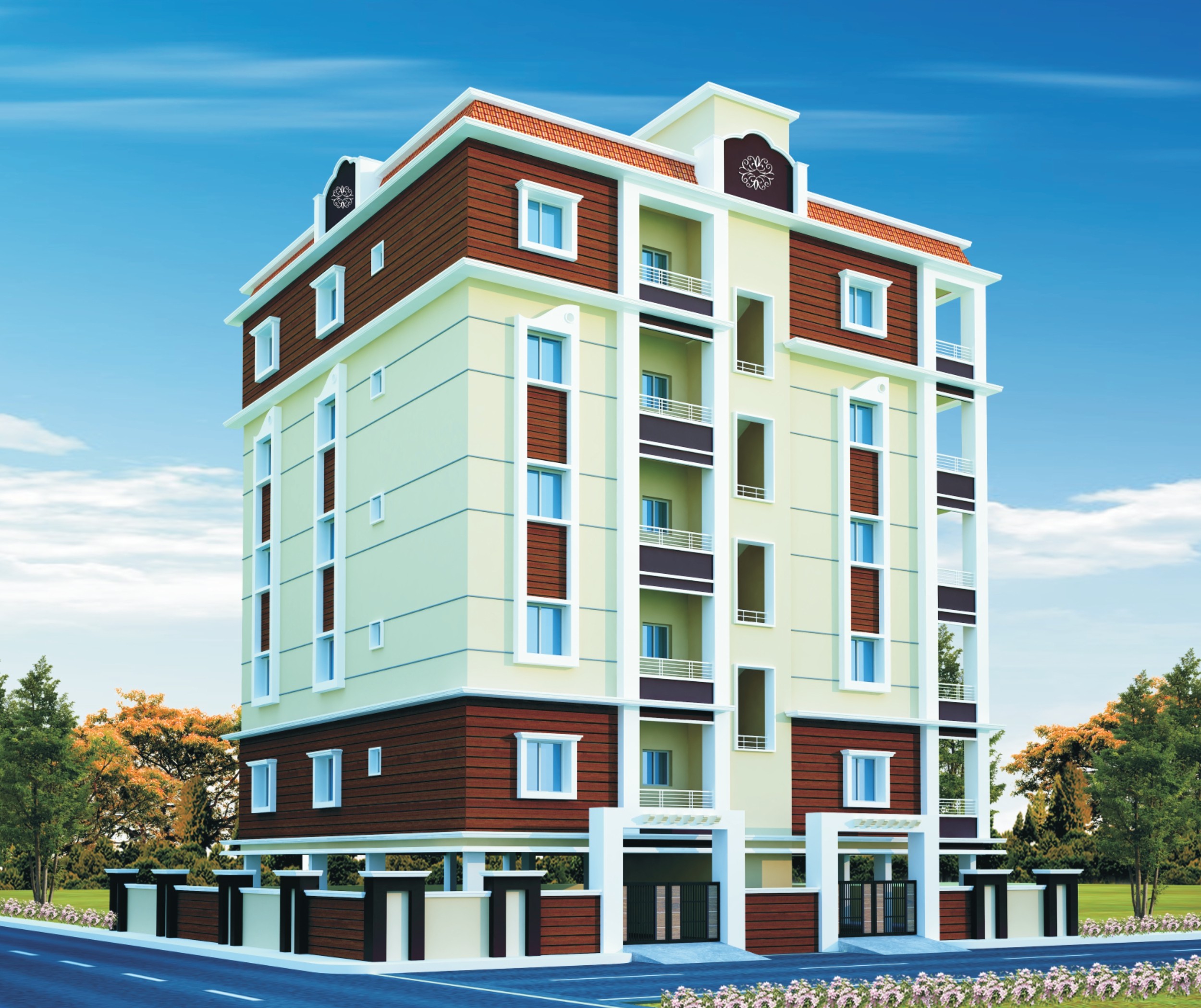 Meghana Satyam Homes Block-II elevation