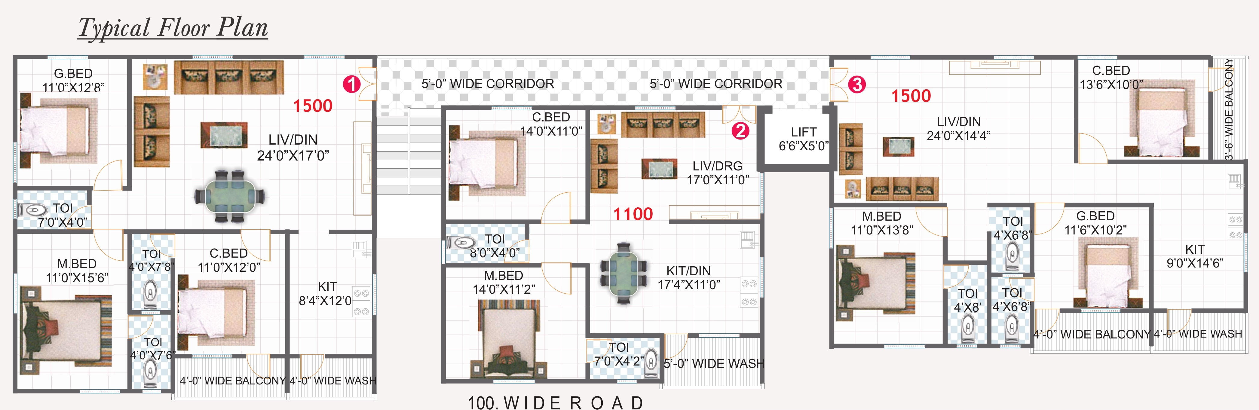 Meghana Satyam Homes floor plan